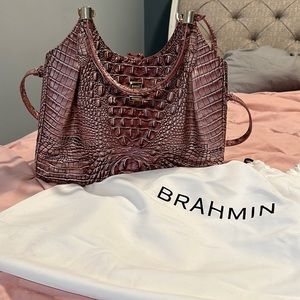 Beautiful pink Brahmin Shoulder Bag